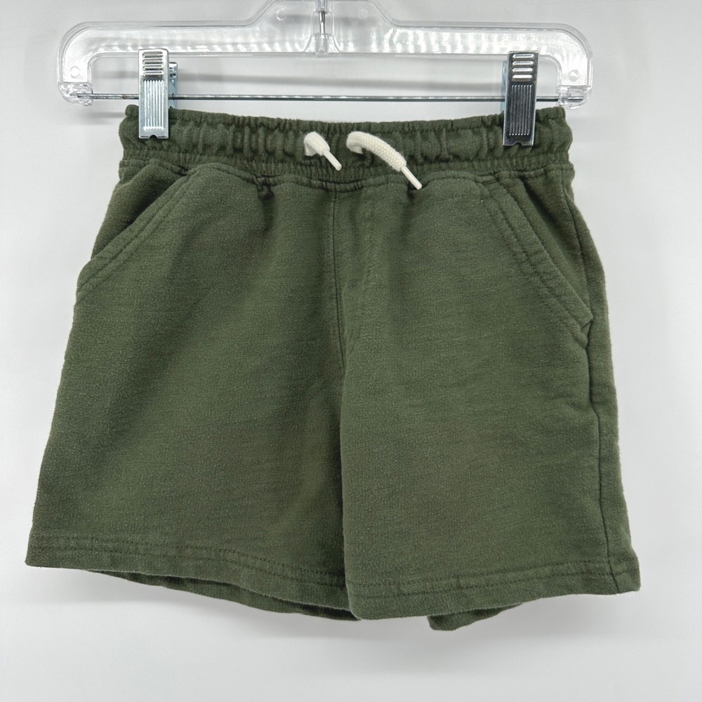 Member's Mark Kids Olive Green French Terry Playwear Shorts Size 7 S2333912